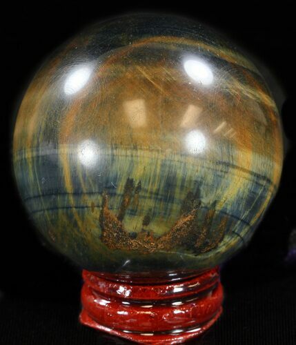 Top Quality Polished Tiger's Eye Sphere #37688
